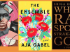 The book covers from the Music and Literature reading list composed into a triptych